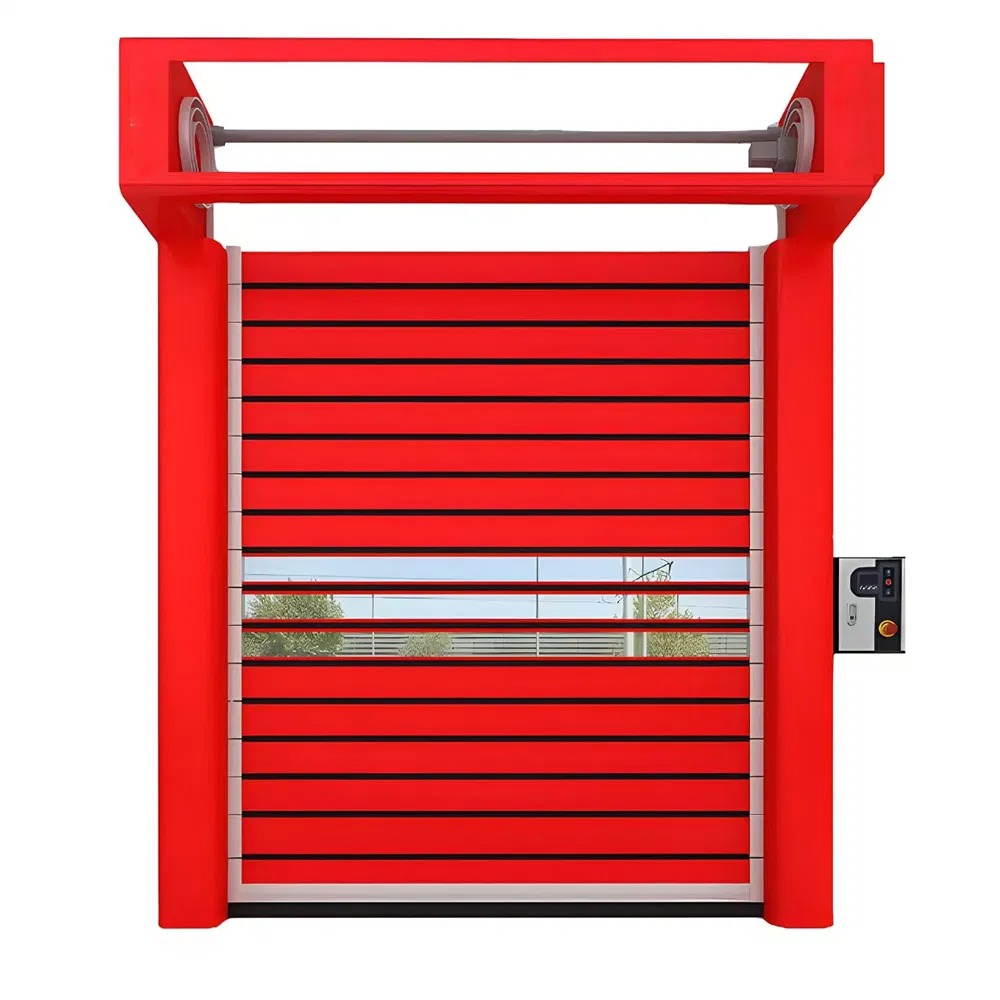 Aluminum Alloy Turbine Hard Fast Industrial Exterior Turbo Rigid Rolling High Speed Spiral Door