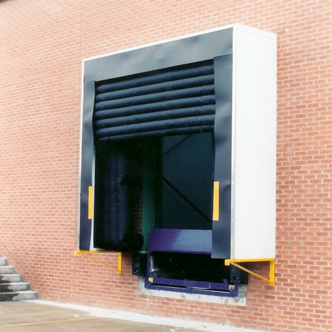 PVC Curtain Airbag Retractable Inflatable Dock Seal for Cold Room Warehouse Loading Bay