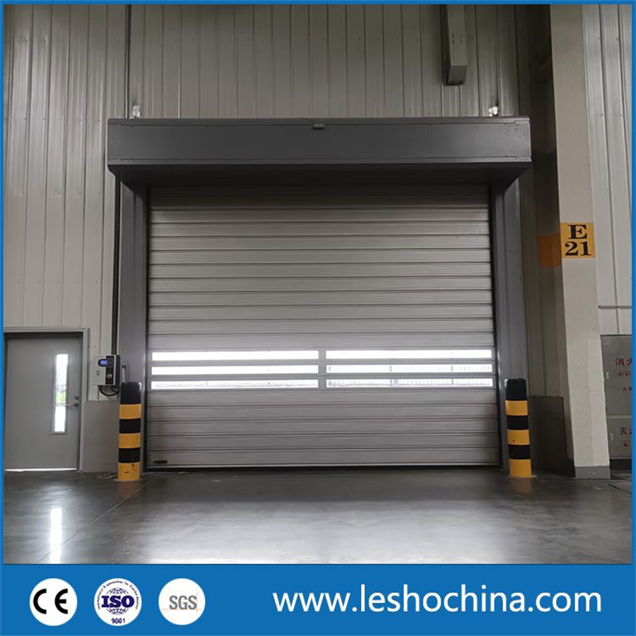 Rapid Fast High Speed Roller Shutter Aluminum High Speed Spiral Door