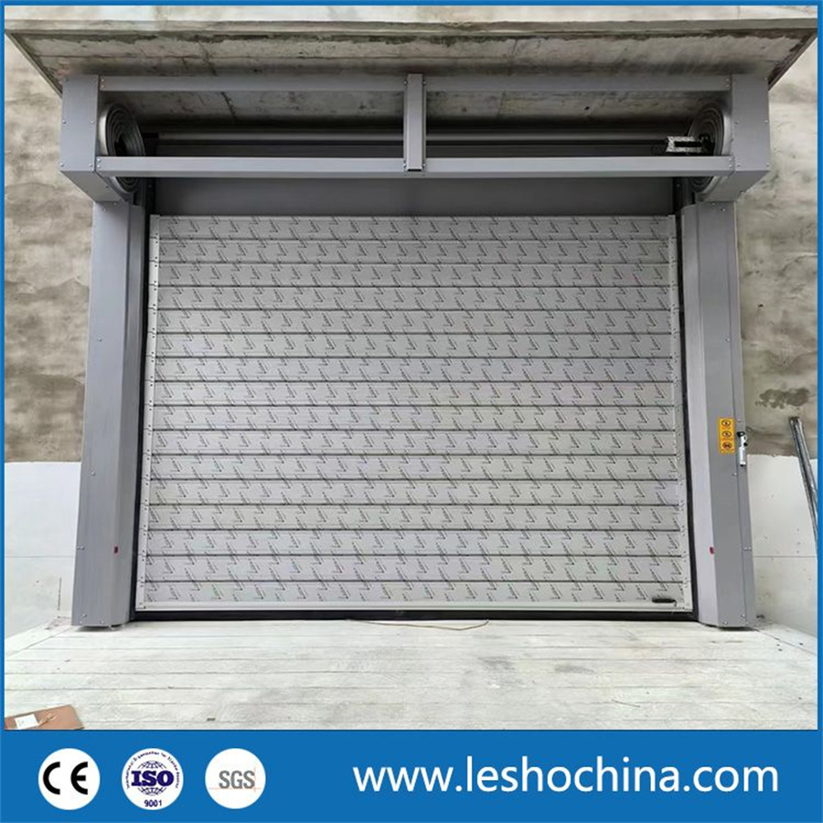 Rapid Fast High Speed Roller Shutter Aluminum High Speed Spiral Door