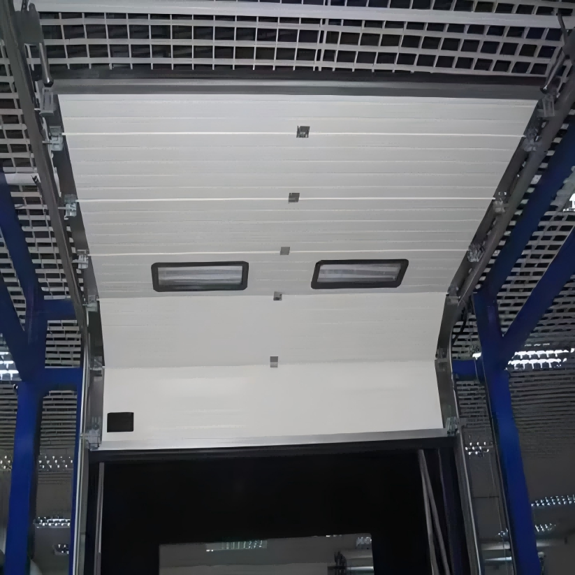 Wholesale Rapid Straight Lift up Vertical Overhead Sectional Industrial Lifting Door