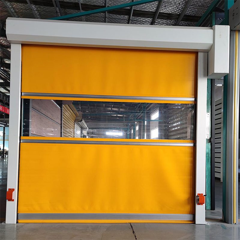 CE and ISO9001good Quality Factory Wholesale High Speed Rapid Rolling Roll up PVC Fast Roller Shutter Door for Clean Room Factory Workshop Warehouse Shops