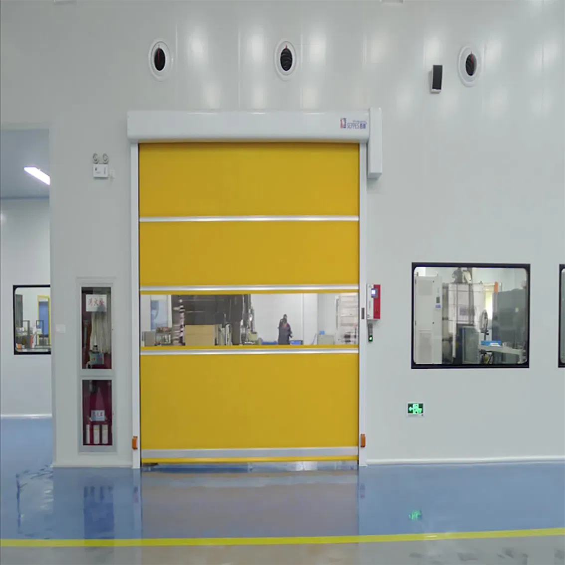 PVC High Speed Roll up Door for Cars Clean Room Sliding PVC Roll-up Door Sealed Vinyl for Outdoor Use