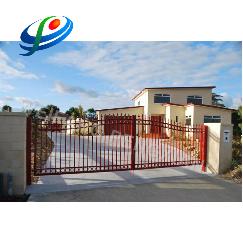 Swing Door Double Gate Driveway Sliding Gate Wrought Iron Gates Aluminum Gate Manufacturer