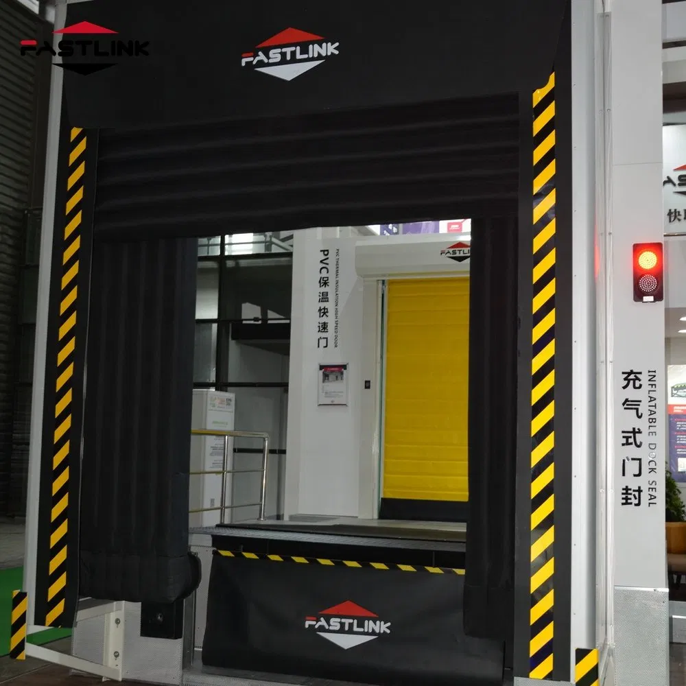 Logistic Customized PVC Fabric Increased Security and Protection Automatic Inflatable Loading Dock Shelter Compression Dock Seals