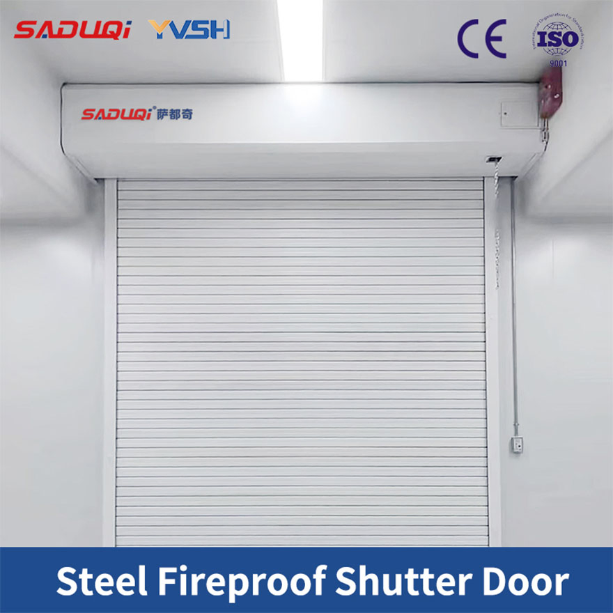 Industrial Steel Fire Rated Rolling Fireproof Roller Shutter Rolling up Door