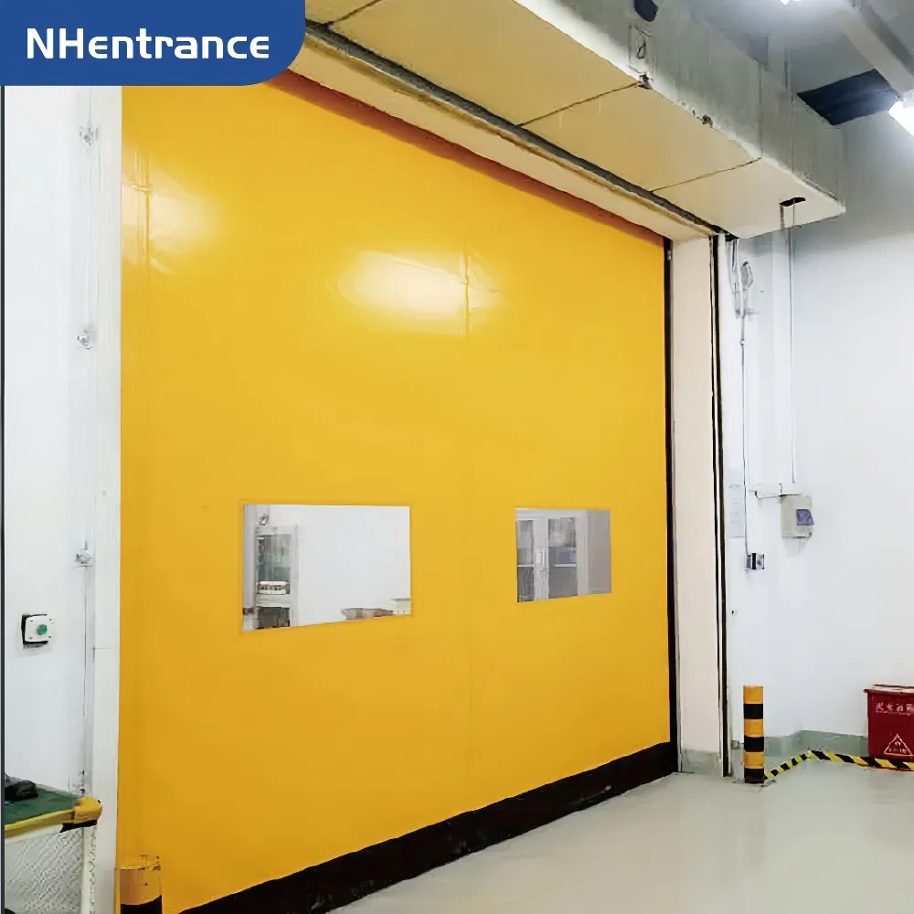 Premium PVC High Speed Zipper Roll up Door with Superior Sealing for Cleanroom Applications