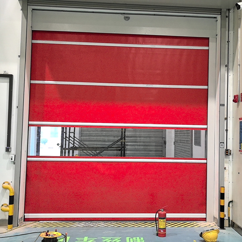High-Speed PVC Roll-up Door for Clean Rooms and Parking