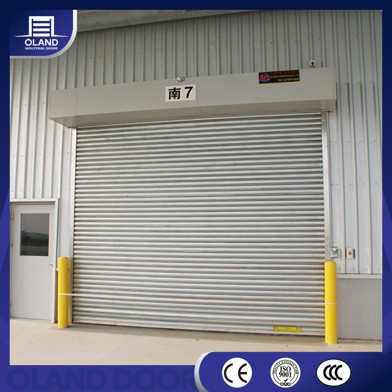 China Automatic Motorized Galvanized Steel Fireproof Rolling Fire Rated Resistance Roller Shutter Rolling Shutter Door