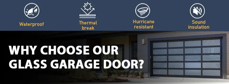 Aluminum Panoramic Garage Door