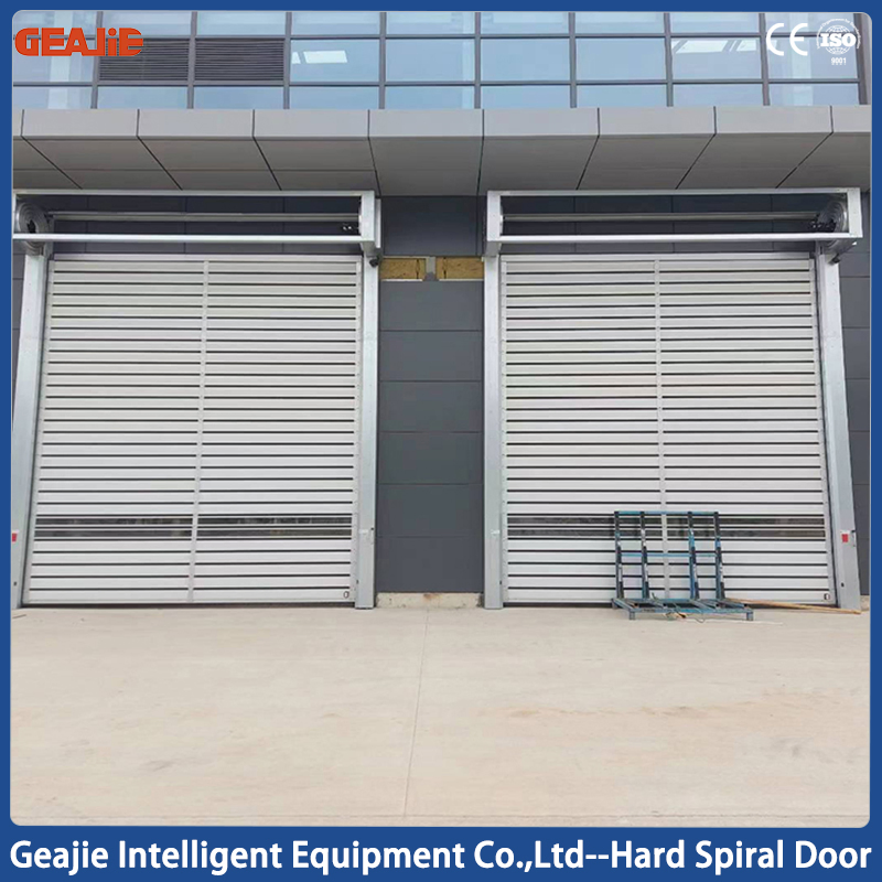 China Manufacturing Plant High Speed Intelligent Industrial Automatic Rapid Aluminum Roller Shutter Spiral Door