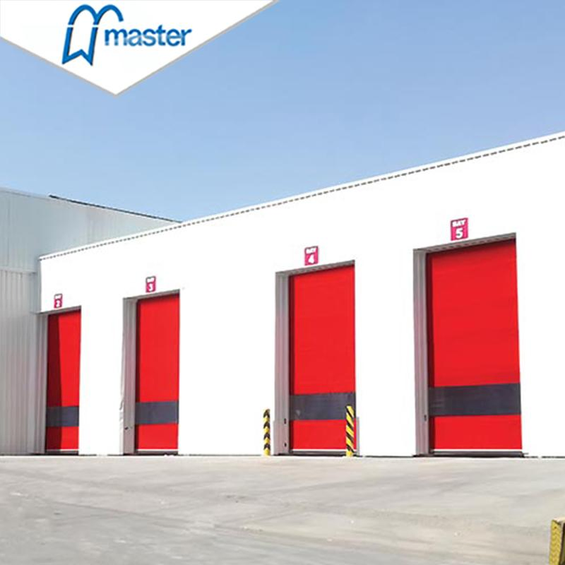 Master Well Customized Clean Room Roll up Shutter PVC Fabric High Speed Roll up Door