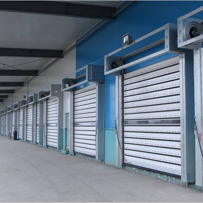 Factory Produce Wholesale Electrical Long Lasting Rapid Acting High Speed Rolling Fast Roller Shutter Spiral Dock High Speed Spiral Aluminum Shutter Door