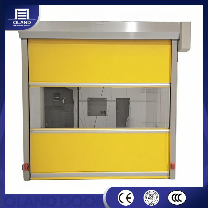 Wholesale Waterproof Security Interior PVC Automatic Motor High Speed Door Roll up Shutter Code Door for Warehouse or Clean Room Doors