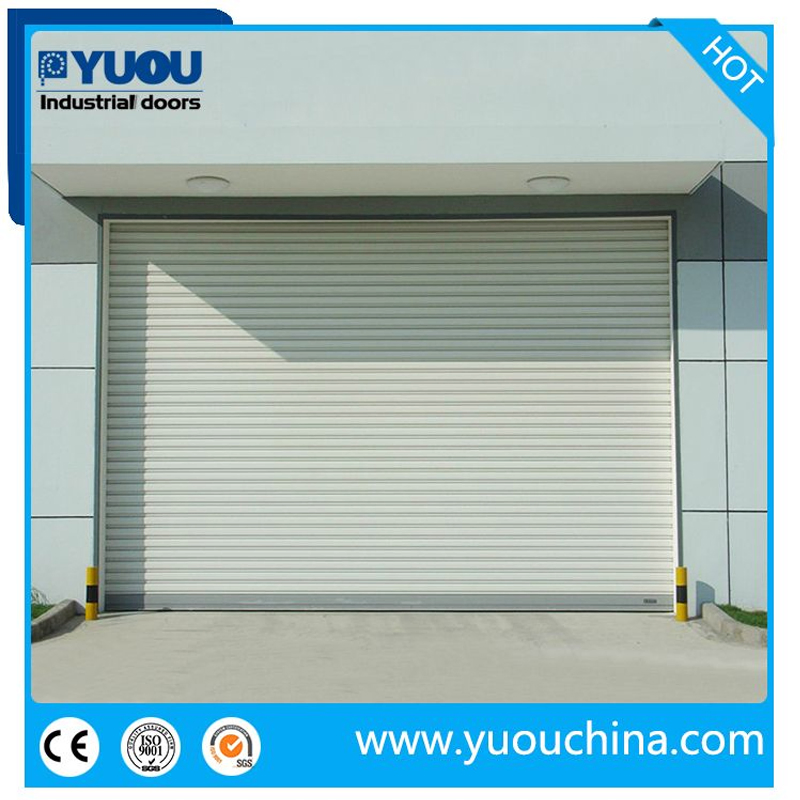 Cost Effective Galvanized Steel Fire Rated Rolling Fireproof External Wind Resist Metal Roller Shutter Door
