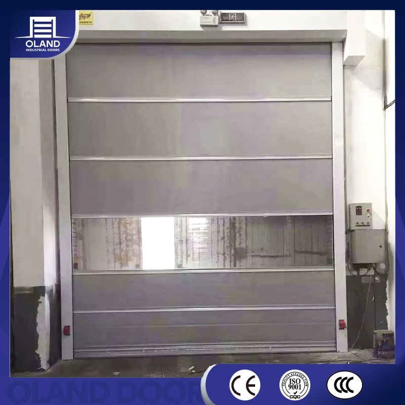Automatic Rapid PVC Roll up Door Insulated High Speed Rolling Shutter Industrial Door for Warehouse or Clean Room Doors
