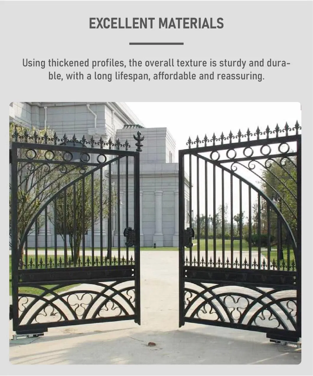 Ornamental Steel Entry Gate