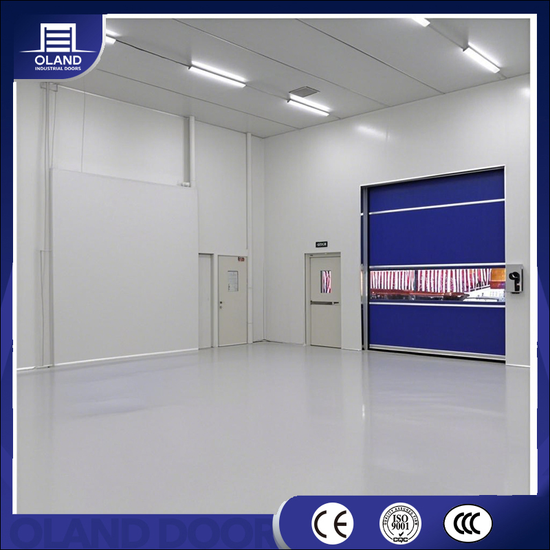 Wholesale Waterproof Security Interior PVC Automatic Motor High Speed Door Roll up Shutter Code Door for Warehouse or Clean Room Doors