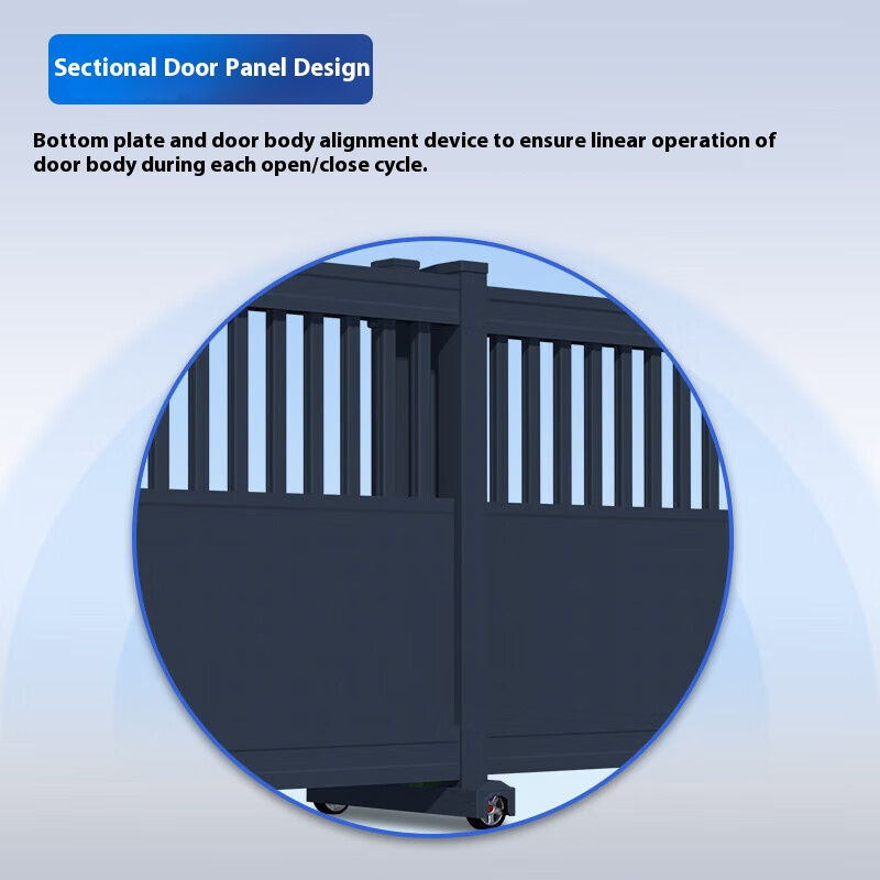 Schools in UAE Fast Installation Anti-Climbing System Telescopic Sliding Gate Retractable Gate