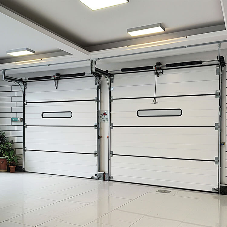 Hot Sale Automatic Sandwich Panel Insulated Garage Door for Residential Parking Garage