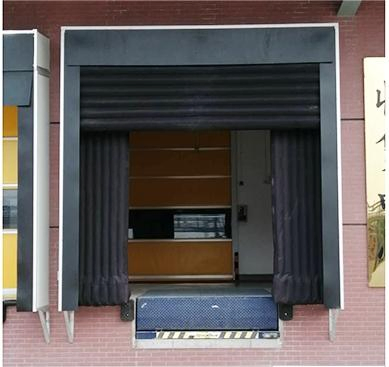 Industrial Warehouse Cold Room Retractable Cold Storage Polyster Industry Logistic Truck Container Loading Bay Inflatable Door Shelter Dock Seal