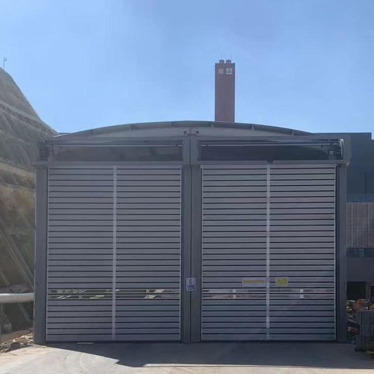 Factory Produce Wholesale Electrical Long Lasting Rapid Acting High Speed Rolling Fast Roller Shutter Spiral Dock High Speed Spiral Aluminum Shutter Door