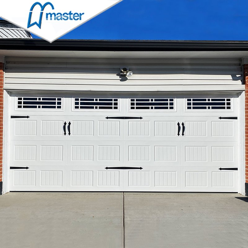 CE Approved Hot Sale Sandwich Panel Modern Design Residential Commercial Industrial Electric Foamed Automatic Sectional Overhead Steel Insulated Garage Door