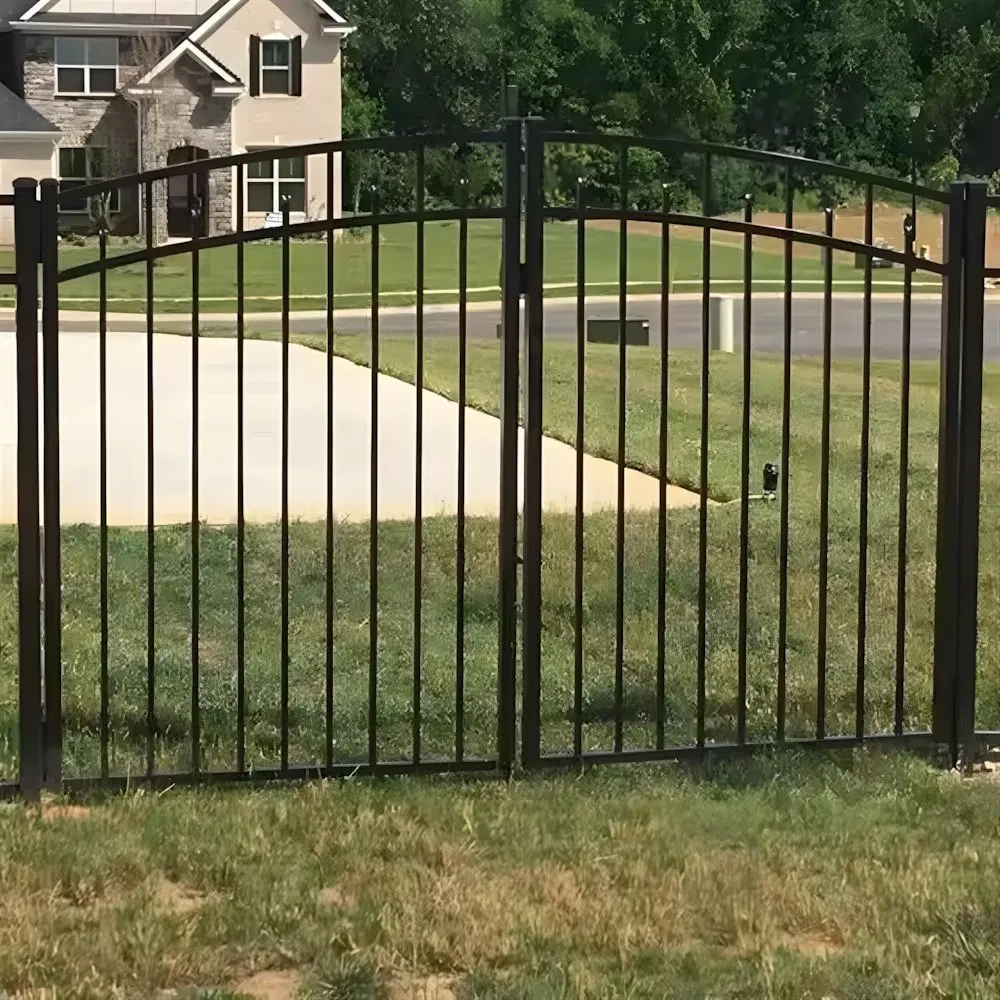 Luxury Modern Style Automatic Wrought Iron Gate Royal Swing Gate Entry Driveway Sliding House Garden Manufactured China Factory