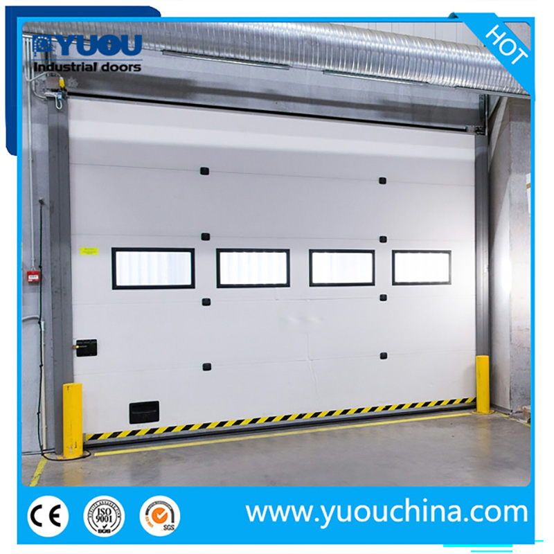 Industrial Automatic or Manual Vertical Lift Sectional Overhead Doors