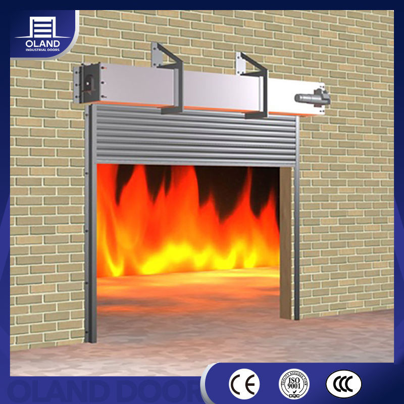 3 Hours Fireproof Steel Rolling up Doors Industrial Warehouse Fire Rated Metal Roller Shutter Door Factory Wholesale Cheap Price
