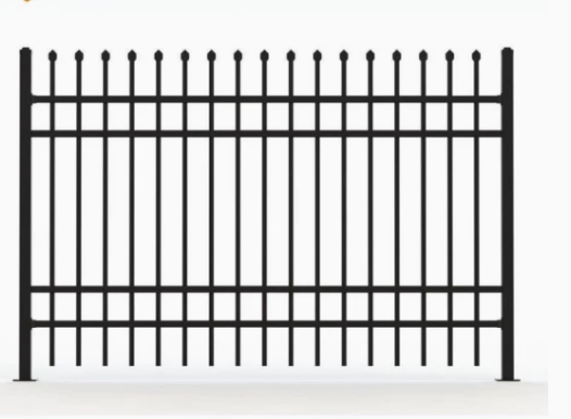 Manufacturers Wrought Iron Driveway Gate Villa Swing Gates Special Design Metal Fence Gate System for Safety Steel Fence Gates