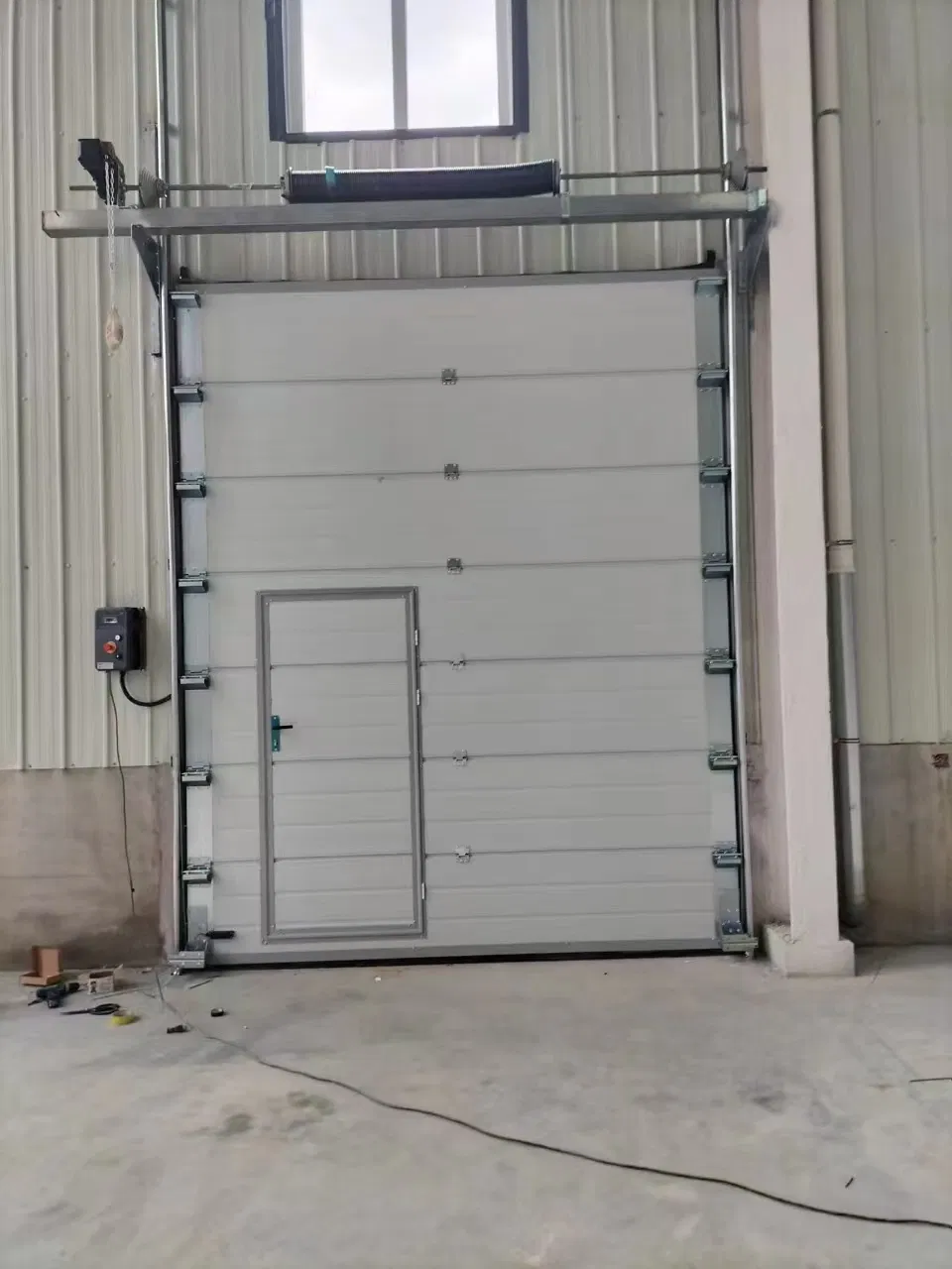 Vertical Lift up Overhead Sectional Garage Automated Industrial Sectional Doors