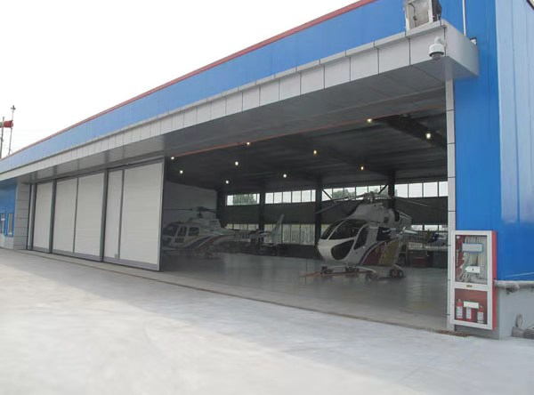 Exterior Vertical Lift Overhead Steel Sectional Industrial Door for Logistics or Warehouse