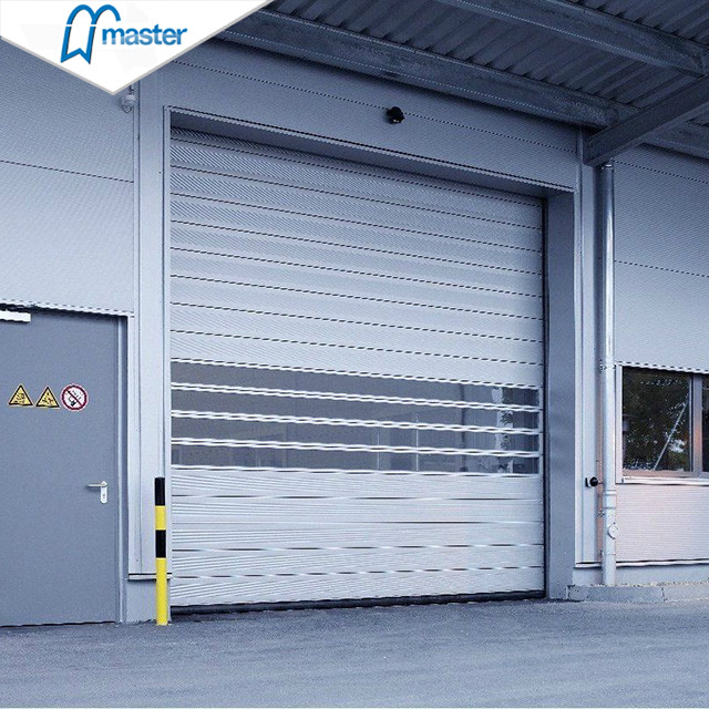 High Speed Aluminum Spiral Roller Shutter PU Foamed Insulated Door