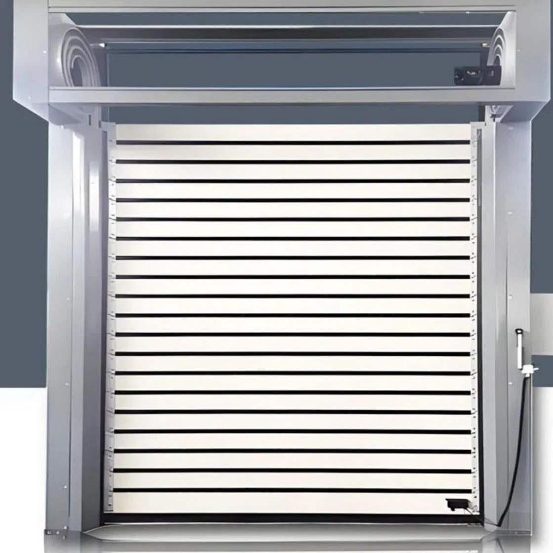 Modern High Speed Industrial Security Turbo Aluminum Spiral Roll up Metal Rolling Door