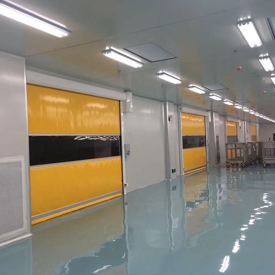 High-Speed PVC Roll-up Door for Clean Rooms and Parking