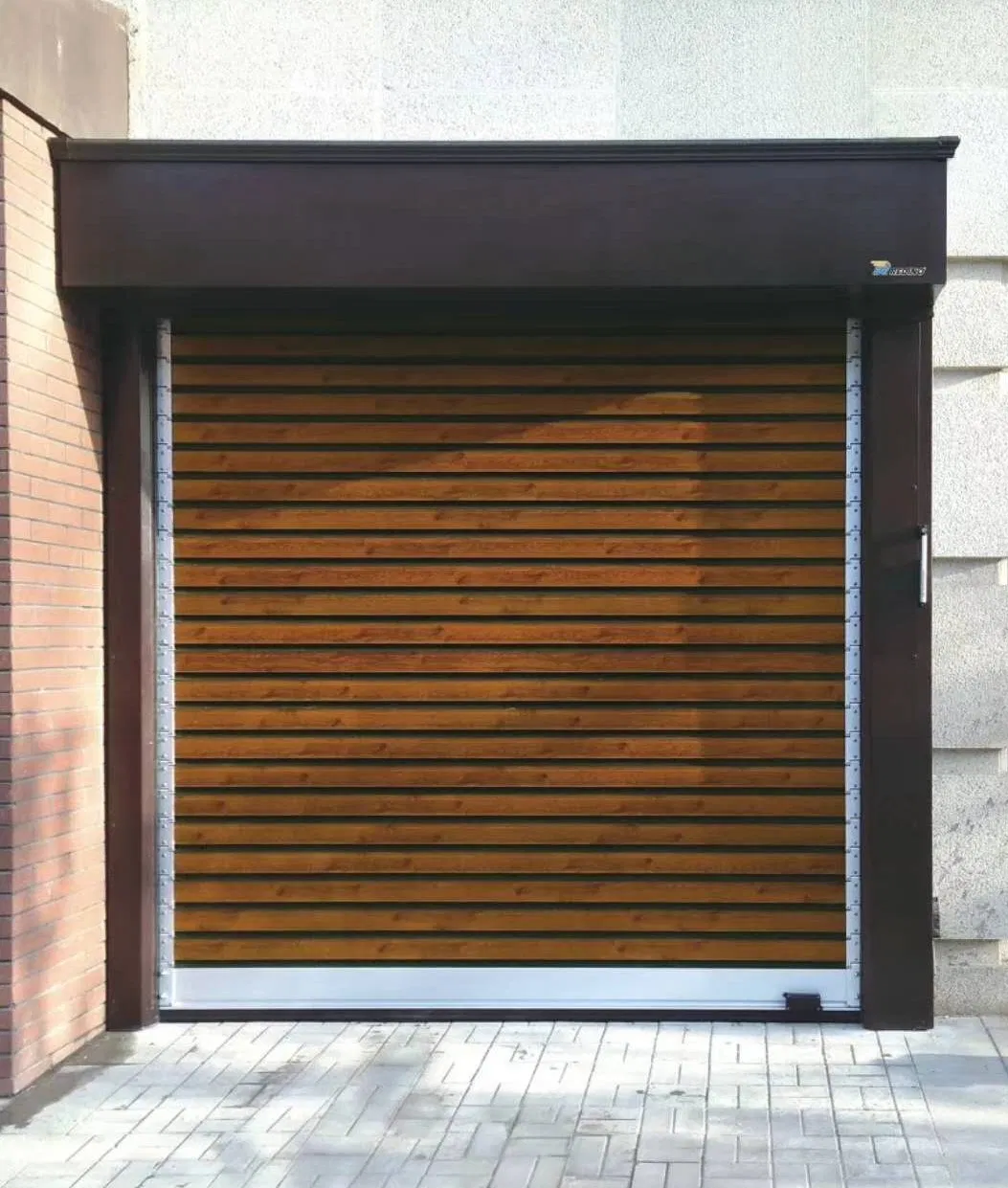 Exterior Aluminum Alloy Sliding Thermal Insulated Roller Shutter Roll up Scroll Commercial PU Sandwich Panel Security Aluminum Alloy Sectional Garage Door