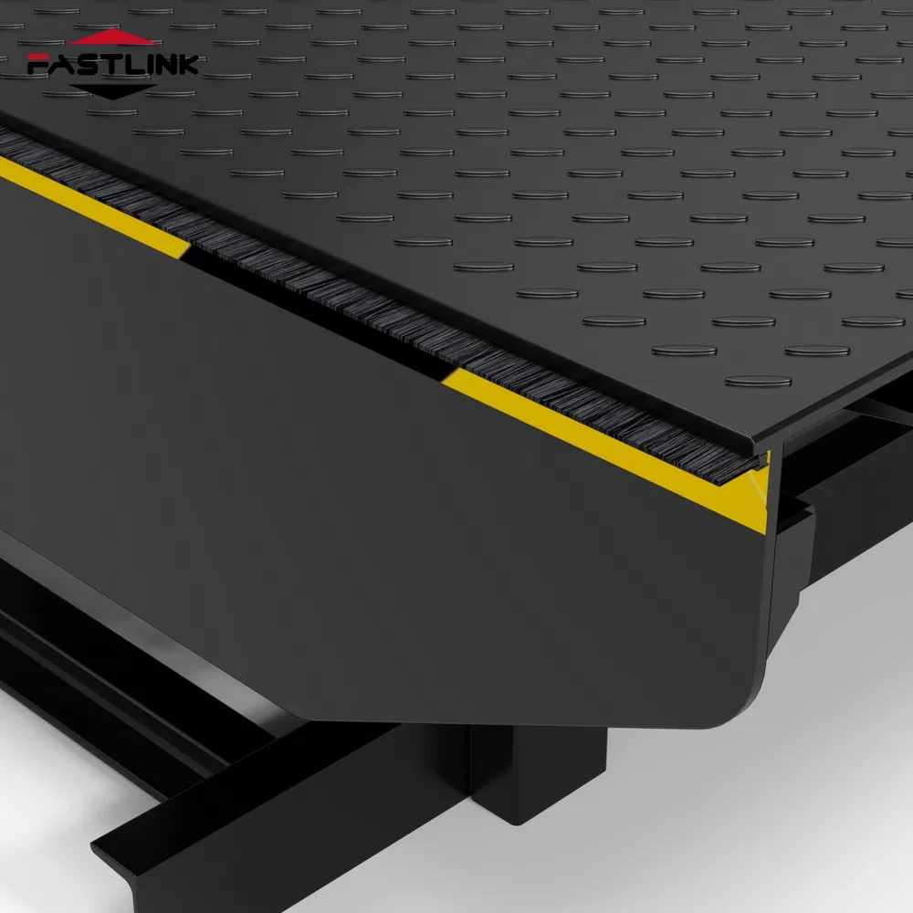 Fastlink Leading Technology Industrial Alloy Increased Security and Protection Stable Structure Design Electric Telescopic Lip Dock Leveler