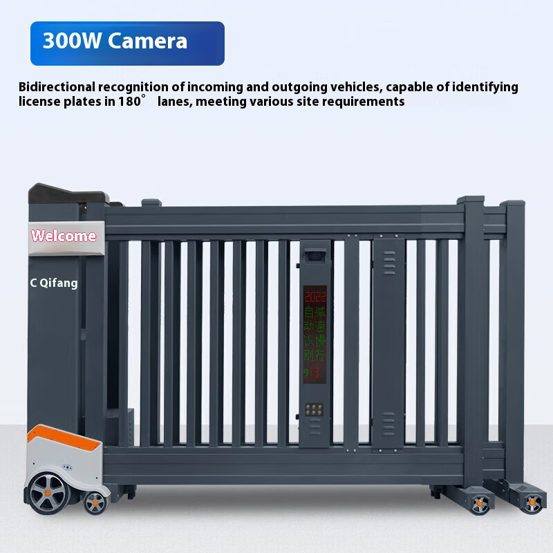 Factory Direct Aluminum Segment Sliding Windproof Design Hospital Automatic Telescopic Straight Gate