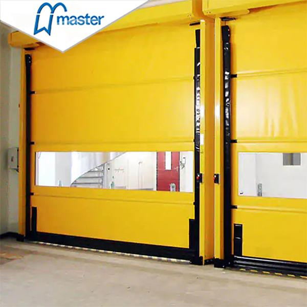 Master Well Customized Clean Room Roll up Shutter PVC Fabric High Speed Roll up Door