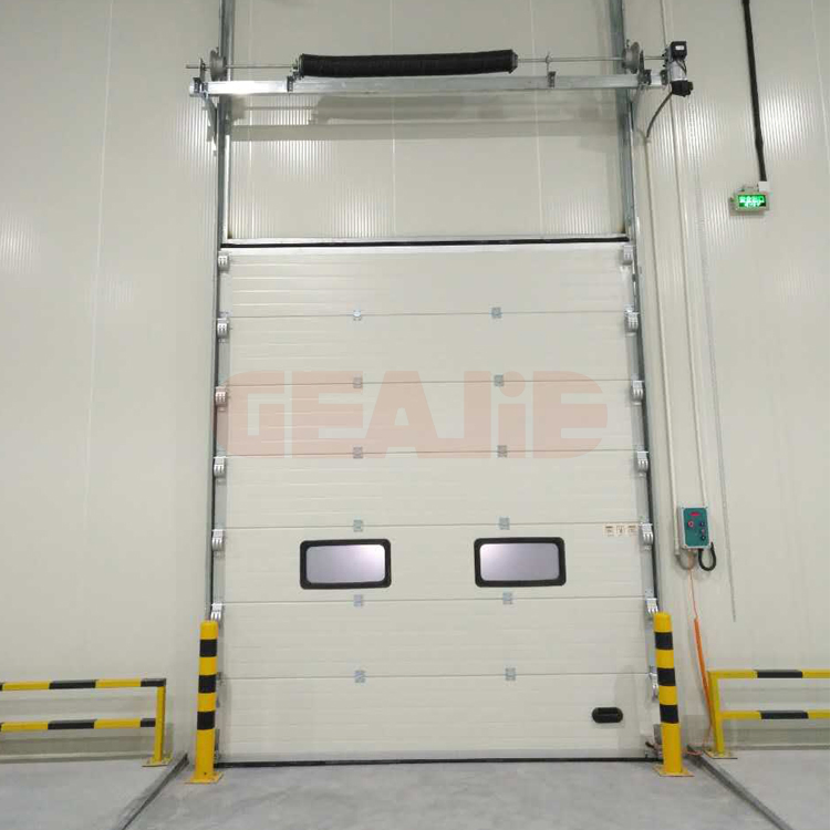 Waterproof Safety Industrial Electric Control Vertical Lift Sectional Door