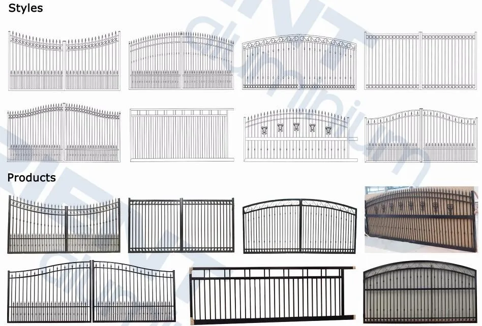 Aluminum Gate Styles