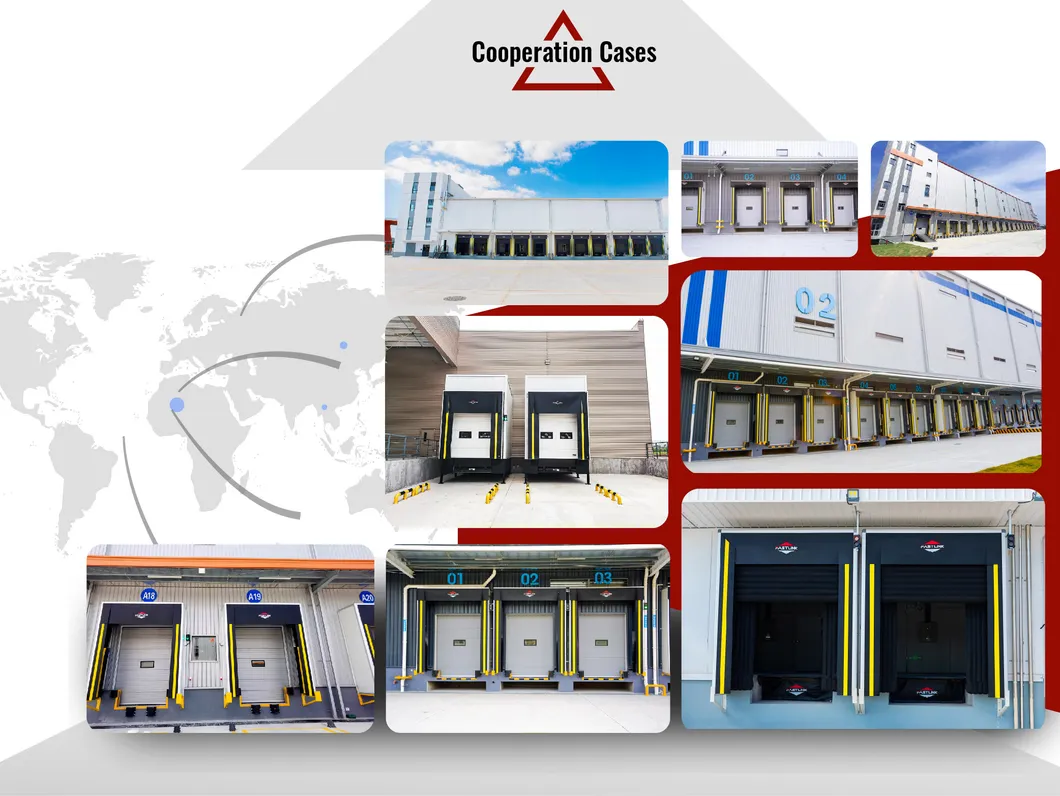 Industrial Telescopic Inflatable Dock Door Seal 7