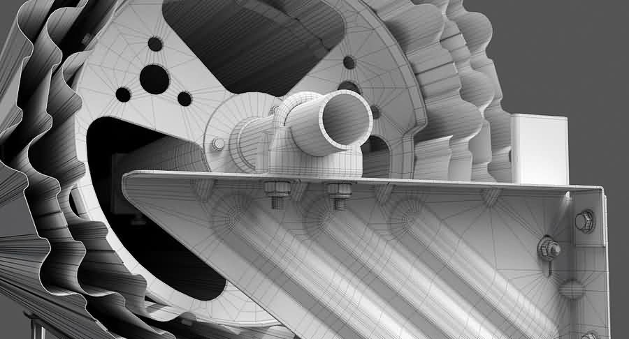 Automatic Galvanized Steel Fire Rated Rolling Shutter Finished