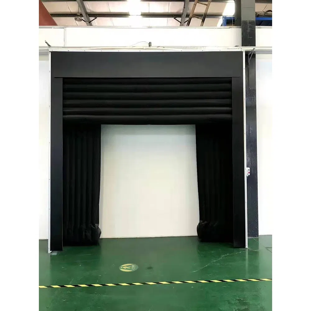 Retractable Head Curtain Cold Storage Retractable Warehouse Loading Bays PVC Polyester Fabric Adjustable Anti-Crush Rubber Inflatable Dock Shelter Door Seal