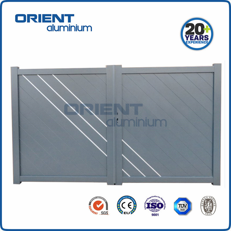 3000*1800mm Germany Market Aluminium/Wrought Iron Fence Gate/ Swing Gate Driveway Gate