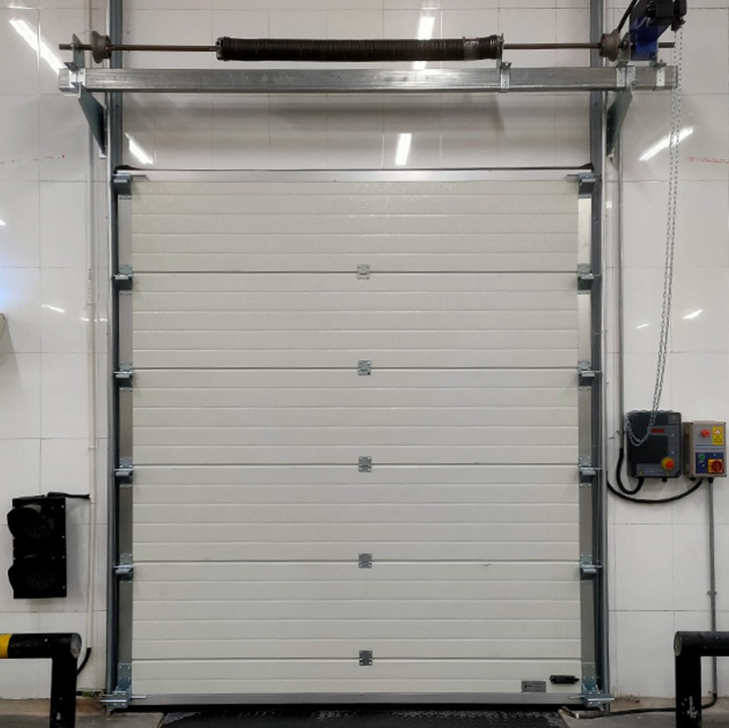 Industrial Automatic Thermal Insulated Sandwich Panel Steel Exterior Sectional Sliding Lifting Overhead Garage Door for Warehouse