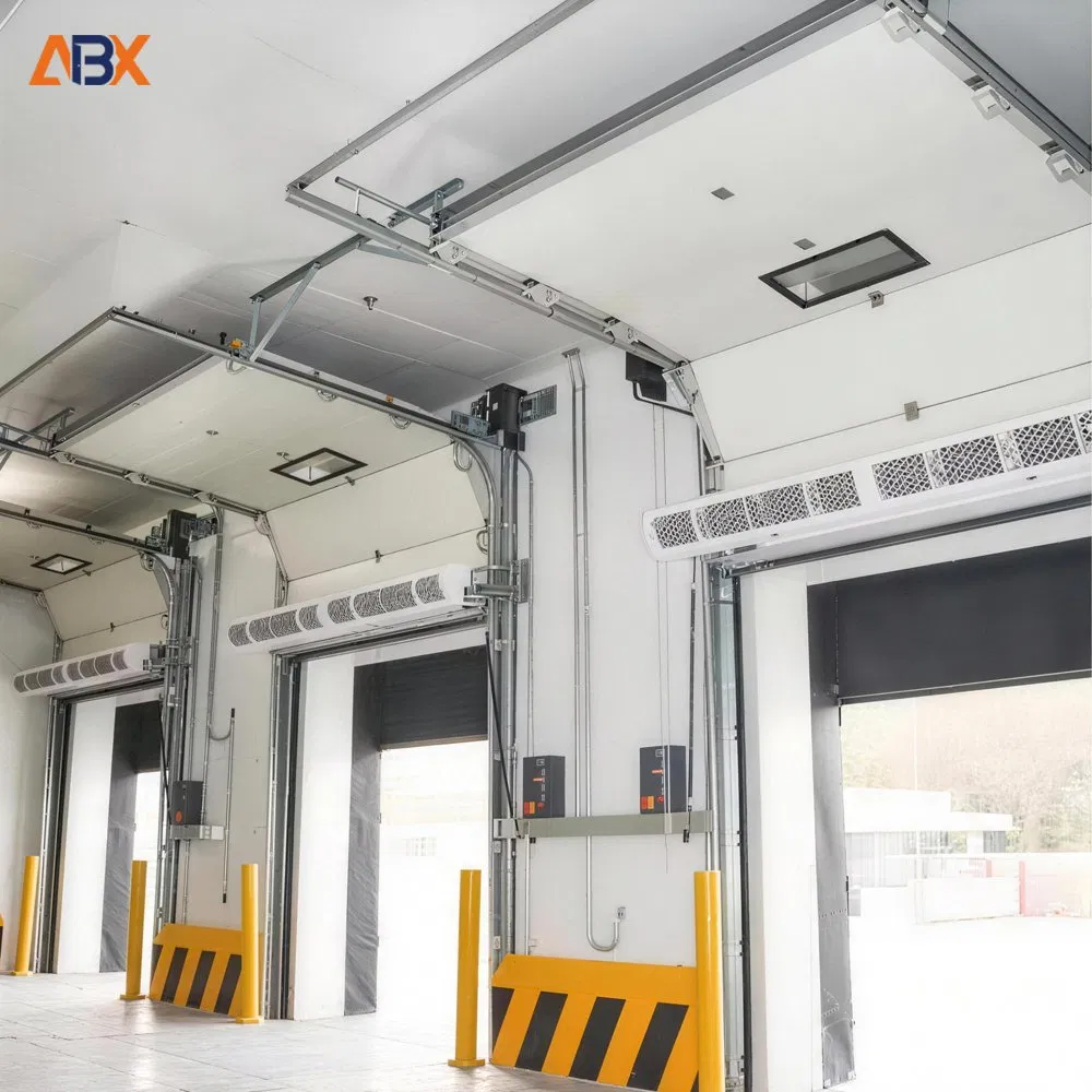 Modern Industrial Vertical Sectional Overhead Aluminum Alloy Electric Lift Gate High-Quality Door