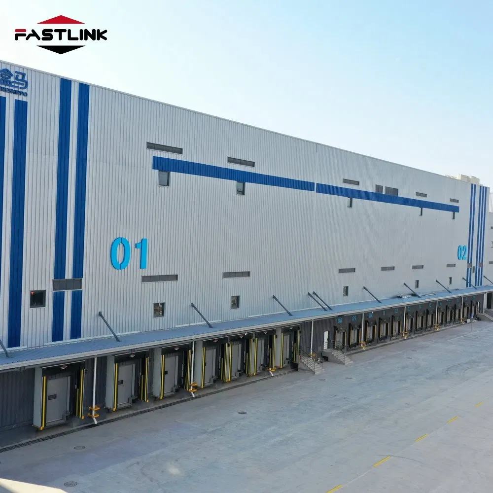 Fastlink Leading Technology Industrial Alloy Increased Security and Protection Stable Structure Design Electric Telescopic Lip Dock Leveler