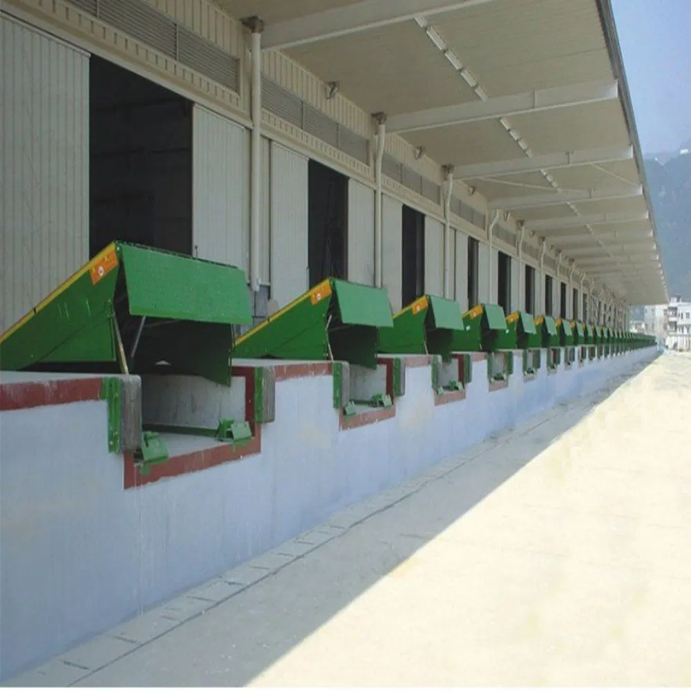 Antiknock Hydraulic Stationary Heavy Duty Telescopic-Lip Garage Warehouse Lift Table Car Ramp Dock Leveler